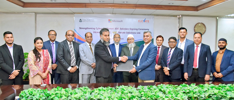 Uttara Bank PLC. has signed an agreement with Elevate Solutions Limited to implement a modern SOC powered by Microsoft Sentinel.